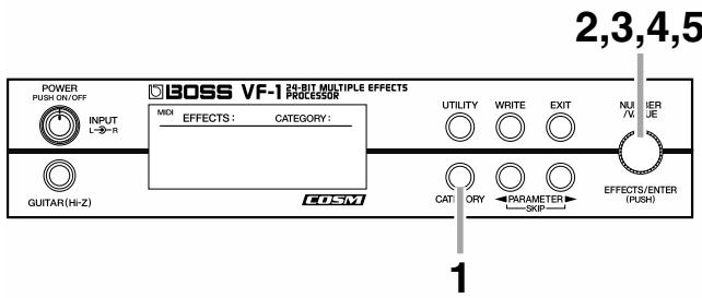 BOSS VF-1 - Accès rapide (recherche par catégorie) - 1