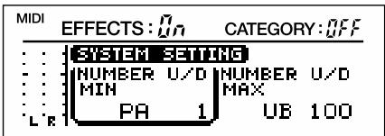 BOSS VF-1 - Effects OFF MD (mode «effects OFF») DIRECT, MUTE - 1