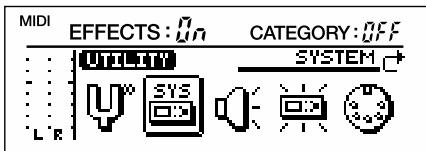 BOSS VF-1 - SYSTEM Setting (réglages système) - 1
