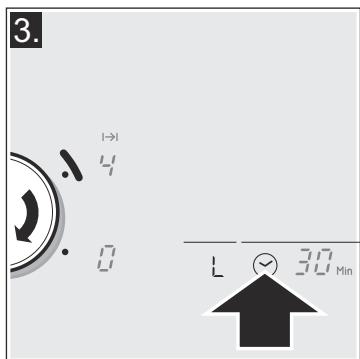NEFF T45T48X2 - De bereidingsstijd instellen. - 2