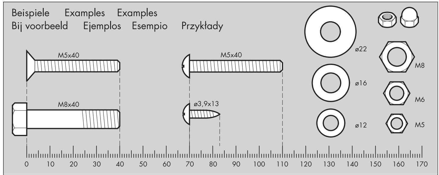KETTLER EX 1 - Messhilfe für Verschraubungsmaterial - 1