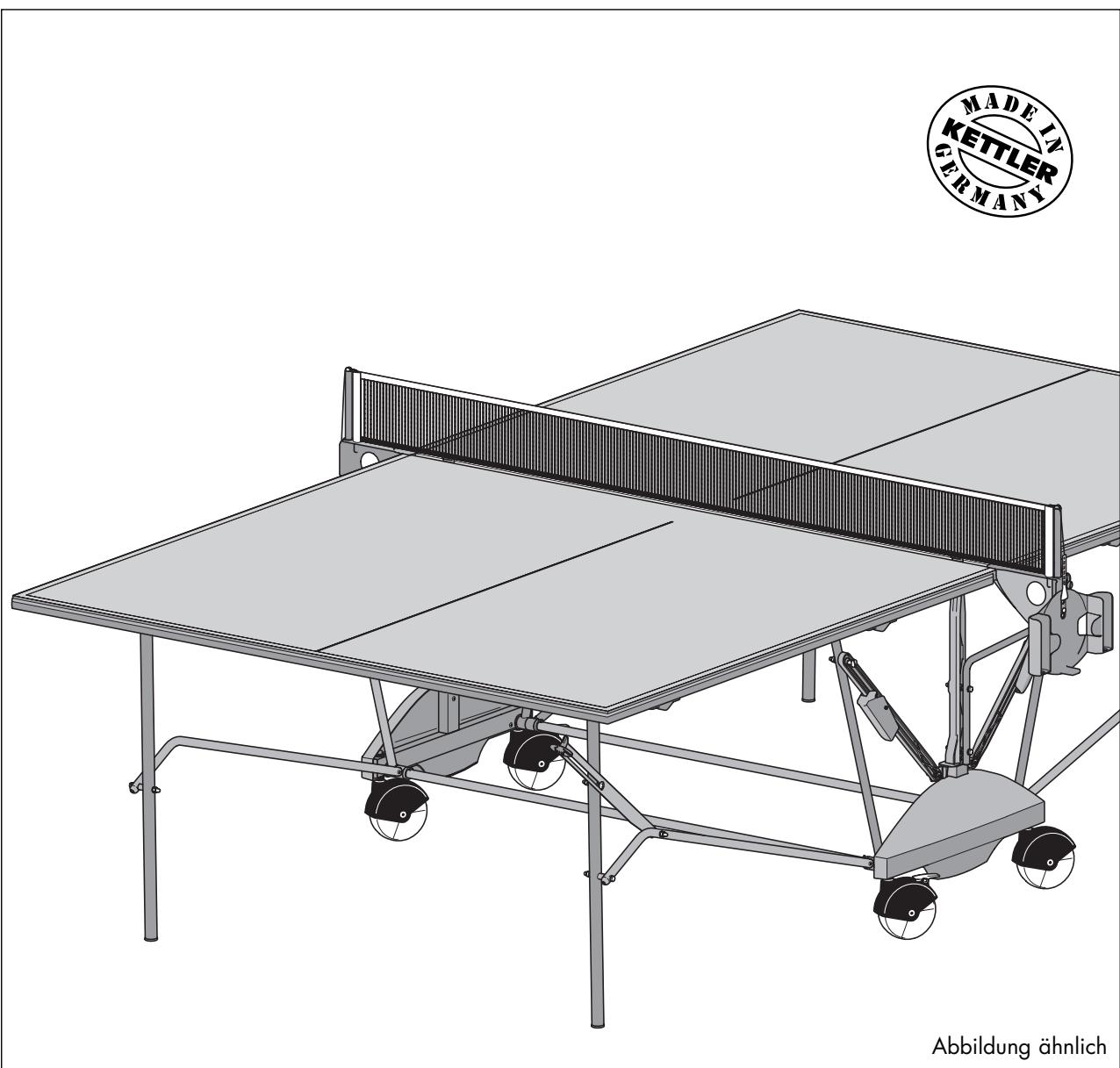 KETTLER MATCH 5.0 - Montageanleitung Tischtennistisch „MATCH 5.0" - 1