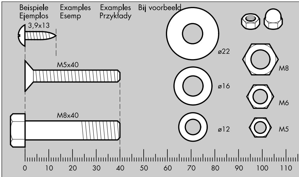 KETTLER SCHAUKEL 8373-700 - Messhilfe für Verschraubungsmaterial - 1