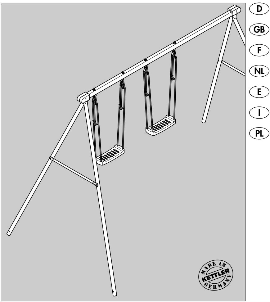 KETTLER SCHAUKEL 8382-700 - Montageanleitung und Handhabungshinweise Schaukel - 1