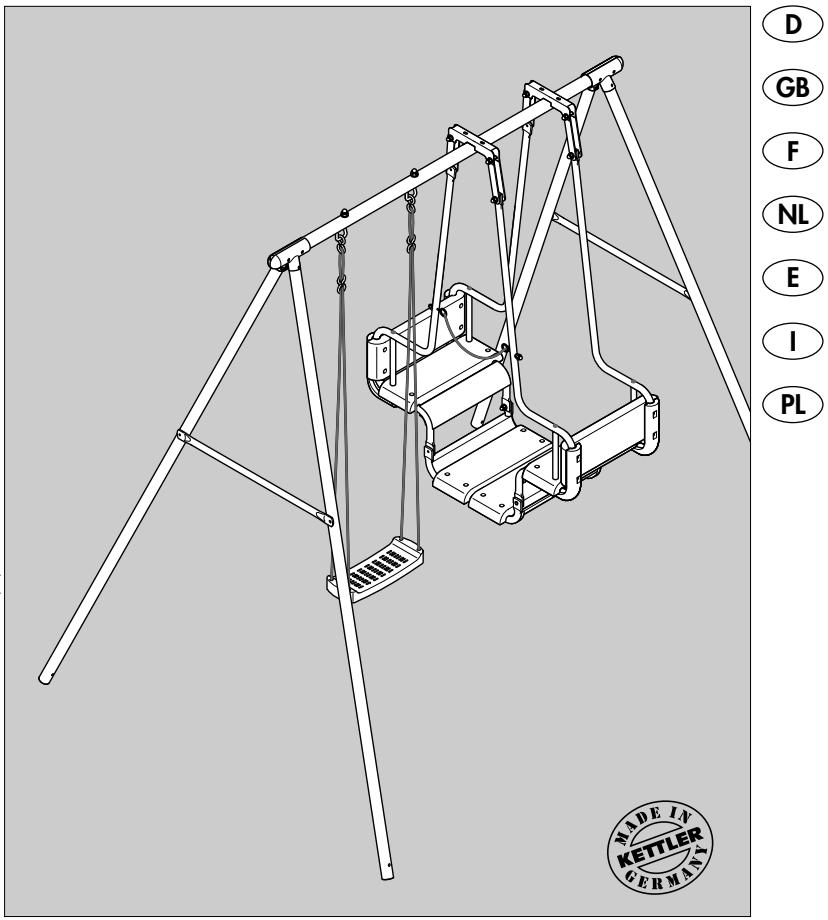 KETTLER SCHAUKEL 8396-400 - Montageanleitung und Handhabungshinweise Schaukel - 1