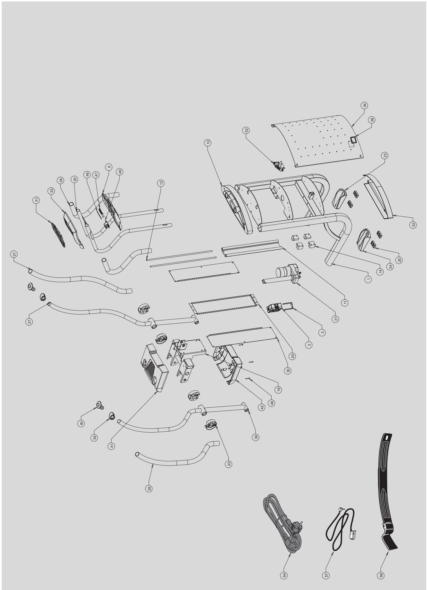 KETTLER V3 - Ersatzteilliste Vorderbau Art. Nr. 07864-000 - 1