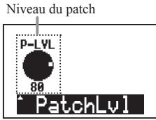 ZOOM G2.1NU - Réglez le volume du patch (patchlvl) - 4