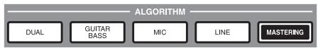 ZOOM 1266 - Utilisez les touches [algorithm] de la section effet pour sélectionner un algorithme pour l'effet par insertion. - 1