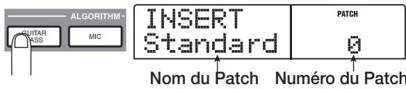 ZOOM 1266 - Utilisez les touches [algorithm] de la section effet pour sélectionner un algorithme pour l'effet par insertion. - 2