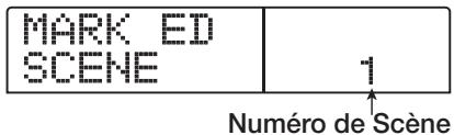 ZOOM 1266 - Tournez la molette pour sélectionner le numéro de la scène que vous désirez assigner à ce marqueur. - 1