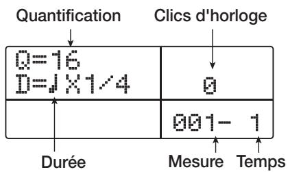 ZOOM 1266 - Écran pattern rythmique, sélectionnez un numéro de pattern rythmique vide. - 1