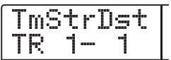 ZOOM 1266 - Référez-vous aux étapes 1-6 de "étapes d'édition de base" pour sélectionner piste et v-take à traiter par extension/compression temporelle, puis pressez la touche [ENTER]. - 1