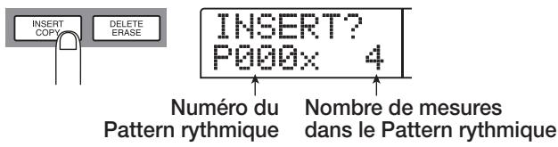 ZOOM 1266 - Pressez la touche [insert/copy] en section rythmique. - 1