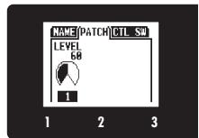 ZOOM G5 - Pour régler le niveau du patch - 3