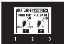 ZOOM G5 - Pour régler la balance d'écoute de l'audio USB - 2
