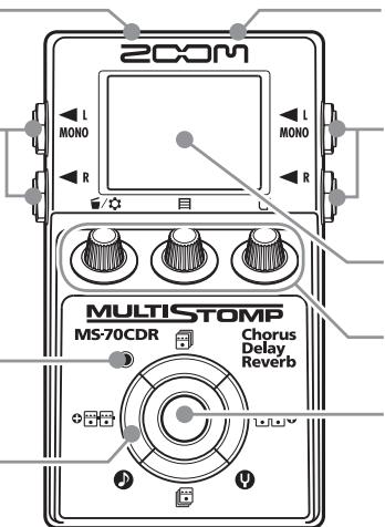 ZOOM MS-70CDR - Voyant on/off - 1