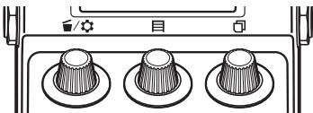 ZOOM MS-70CDR - Boutons de paramètre - 1