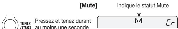 ZOOM PFX9003 - Pour faire passer le pfx-9003 en mode accordeur, pressez le bouton [tuner/bypass] depuis le mode de jeu. - 2