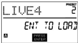 AKAI MPD24 - Seite 1 - Voreinstellung abrufen - 1