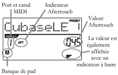 AKAI MPD24 - Control AFTERTOUCH (commande des réponses au toucher) - 1
