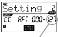 AKAI MPD24 - AFTERTOUCH - PARAMETER - 2