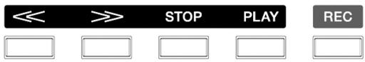 AKAI MPD24 - REW,FF,STOP,PLAY,RECORD - 1