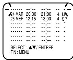 AKAI VSK603N - Pour annuler une programmation de l'heure: - 1