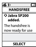 JABRA SP200 - 携帶電話がJabra SP200を検出する - 4