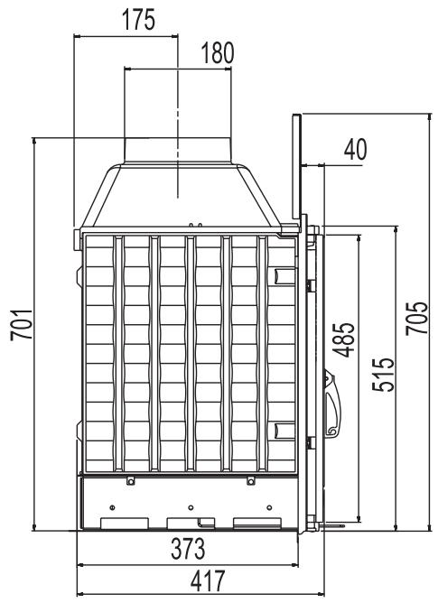 SUPRA ENERGY HF 3960 - Encombrement - 1