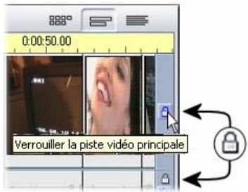 PINNACLE STUDIO9 - Verrouillage de piste - 1