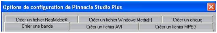 PINNACLE STUDIO9 - Paramétrage des options - 2