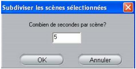 PINNACLE STUDIO9 - Pour subdiviser les scènes de l'album : - 1