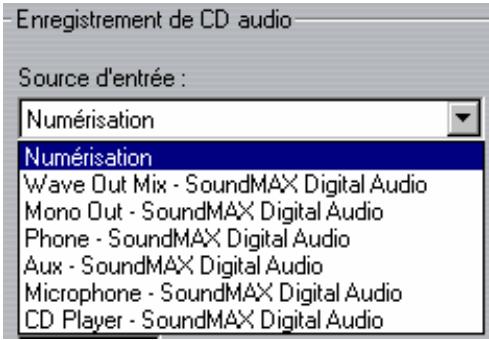 PINNACLE STUDIO9 - Options d'enregistrement d'un CD - 1