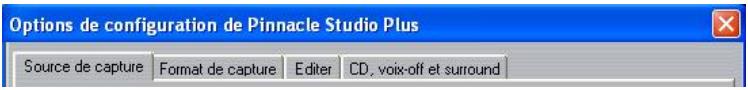 PINNACLE STUDIO9 - Paramétrage des options - 1