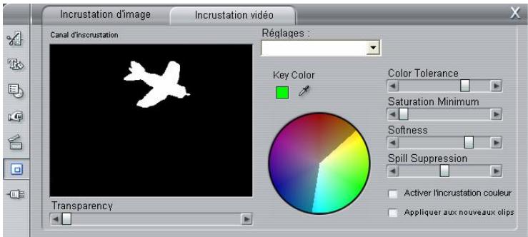 PINNACLE STUDIO9 - L'outil incrustation couleur (chroma key) - 5