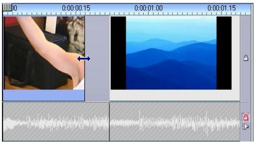 PINNACLE STUDIO9 - Pour effectuer une coupe en l : - 2