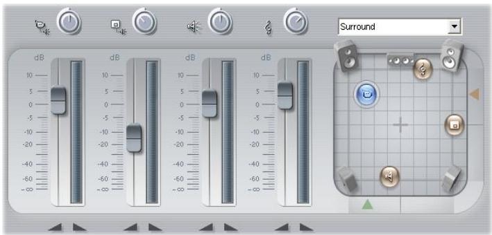 PINNACLE STUDIO9 - L'outil volume et balance - 1