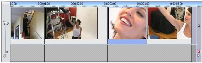 PINNACLE STUDIO9 - Pour effectuer un montage par insertion sur la piste vidéo : - 3