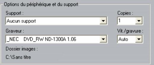 PINNACLE STUDIO9 - Paramètres créer un disque - 4