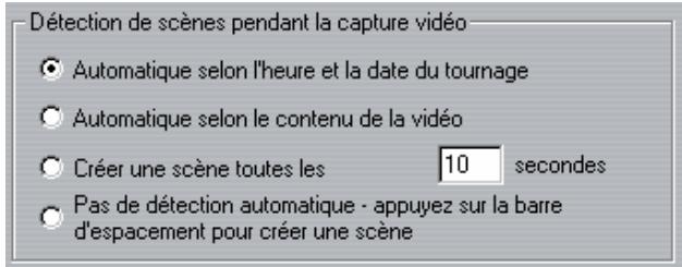 PINNACLE STUDIO9 - Détection de scènes au cours de l'acquisition vidéo - 1