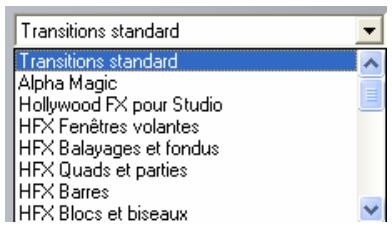 PINNACLE STUDIO9 - La section transitions - 2
