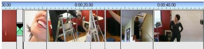 PINNACLE STUDIO9 - La commande transition avec ondulation - 1