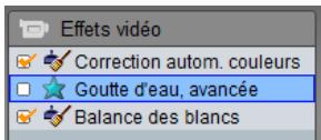 PINNACLE STUDIO VERSION 14 - Utilisation de la liste des effets - 1