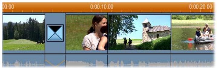 PINNACLE STUDIO VERSION 14 - La commande transition avec ondulation - 1
