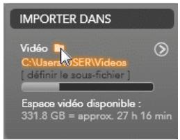 PINNACLE STUDIO VERSION 14 - Sélectionner un dossier d'importation - 1