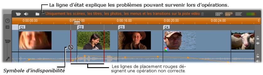 PINNACLE STUDIO VERSION 14 - Retour d'informations sur l'emplacement du clip - 2