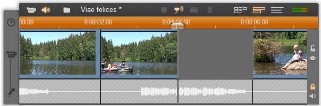 PINNACLE STUDIO VERSION 14 - Pour effectuer un montage par insertion sur la piste vidéo : - 2