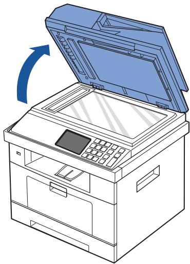 DELL 2355DN - Chargement d'un document original - 3