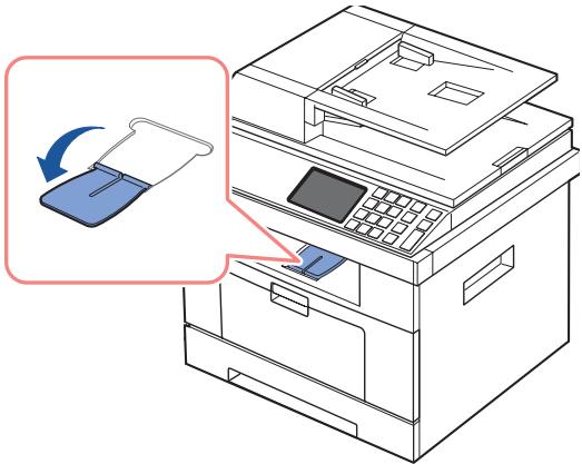 DELL 2355DN - Impression vers le réceptacle de sortie (face vers le bas) - 1