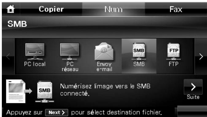 DELL 2355DN - Numérisation et envoi vers un serveur SMB - 1